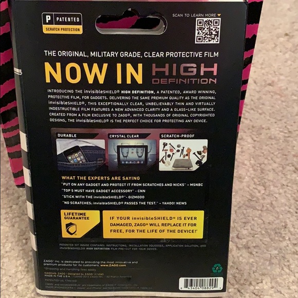 NEW iPhone 5 invisible shield glass protectant - Picture 5 of 6